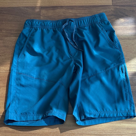Gerry Weber Men's Teal Athletic Shorts with Drawstring - Picture 3 of 8